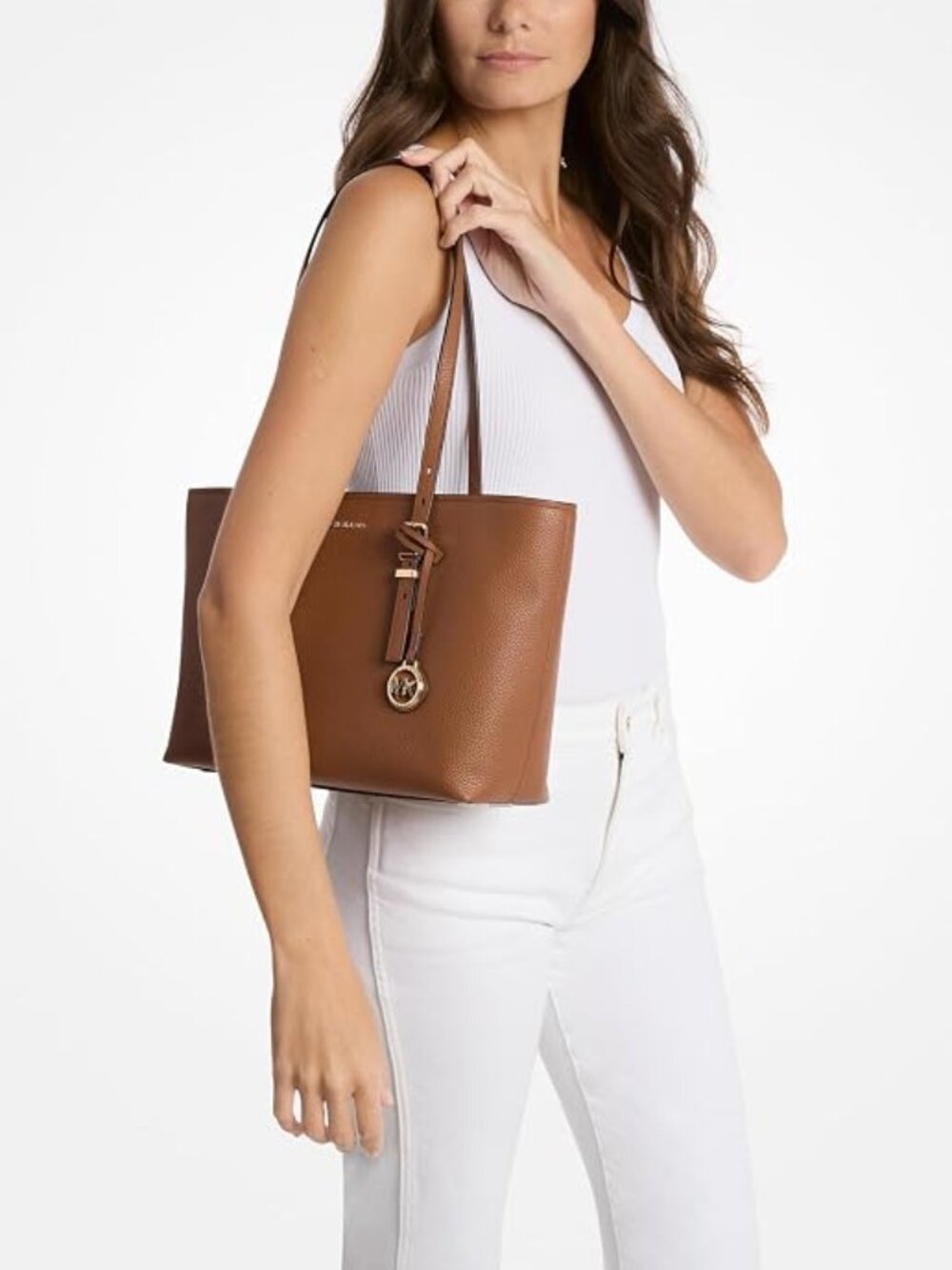 Brand New Michael Kors Women's Jet Set Travel Large Top-Zip Tote